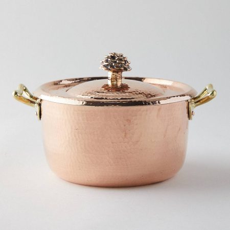 Copper Dutch Oven 15 qt  with Flower Lid