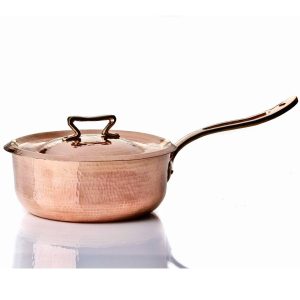Deep Copper Saut?? Pan with Standard Lid, 7 qt