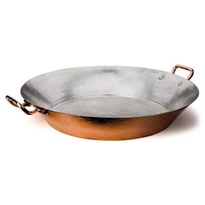 Large Copper Paella Pan,19"