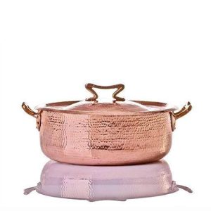 Copper Rondeau with Standard Lid, 4.4 qt