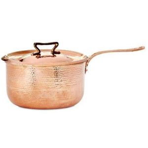 Copper Saucepan 2.8 qt  with Standard Lid